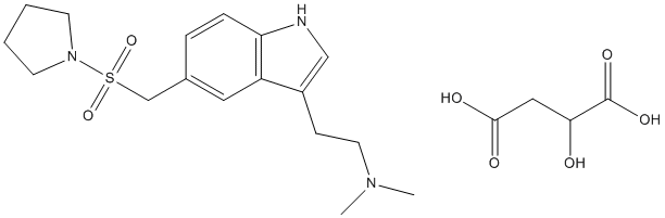 Almotriptan Malate Structure